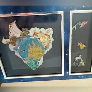 World Of Little Mermaid 2024 D23 Exclusive Pin Set, MOG WDI